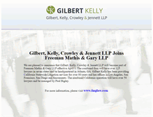 Tablet Screenshot of gilbertkelly.com